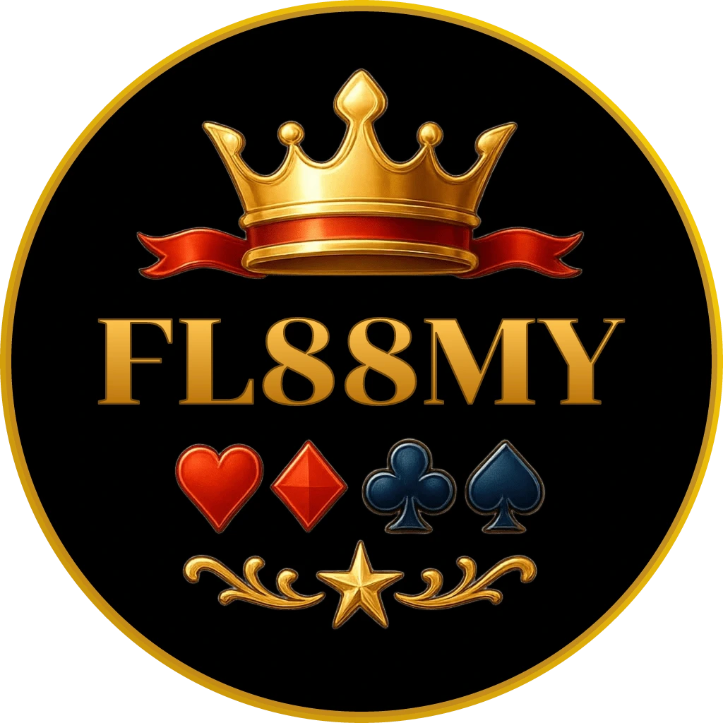 Friendly live casino dealer beside a roulette wheel in a glowing studio atmosphere representing the excitement of FL88MY live dealer games for Malaysian players